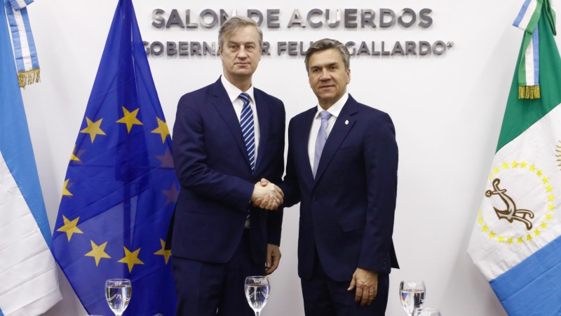El gobernador Zdero y la Unión Europea avanzan en una agenda de cooperación