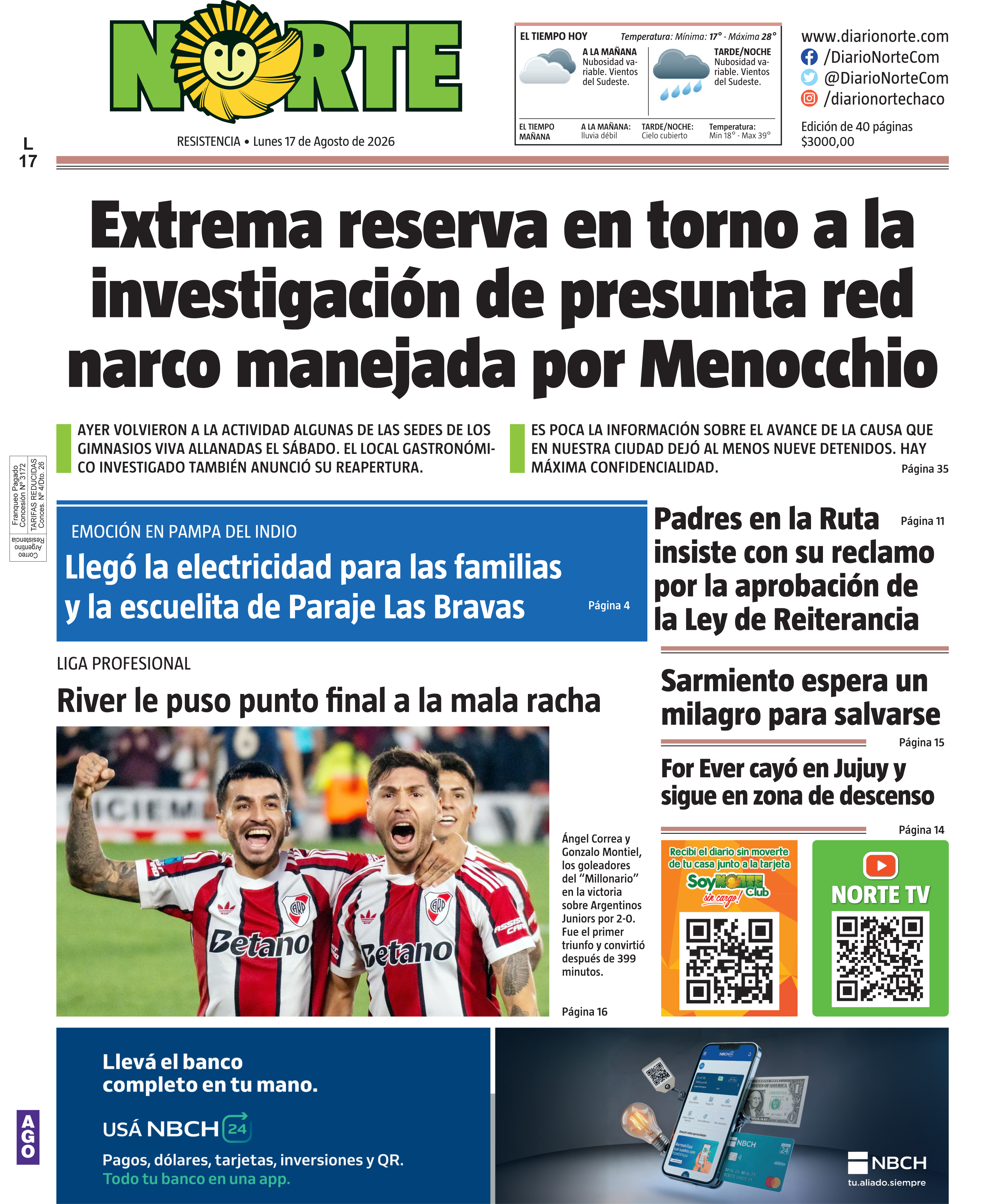 Edición del 17-08-2026