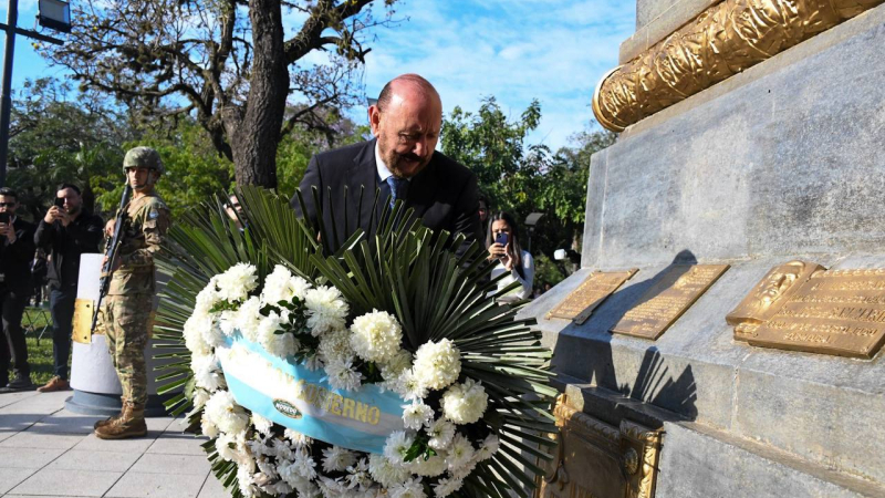 Acto por el 176° aniversario del fallecimiento de San Martín