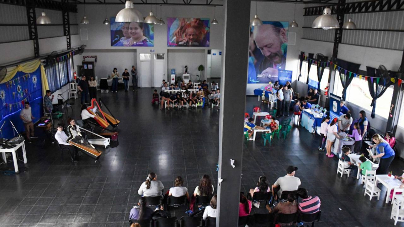 Sonidos Comunitarios visitó el centro de La Nueva Formosa