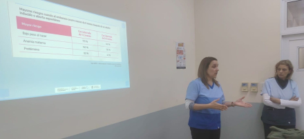 Capacitación cuidados prenatales Fontana y Campo