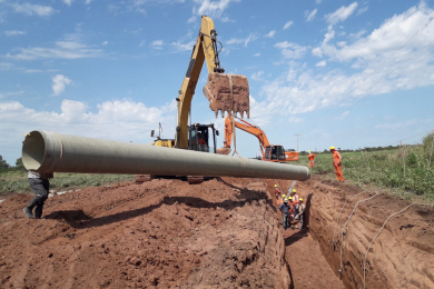 Avanza la construcción de más de 100 obras en simultáneo en la provincia