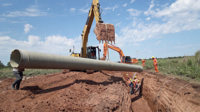 Avanza la construcción de más de 100 obras en simultáneo en la provincia