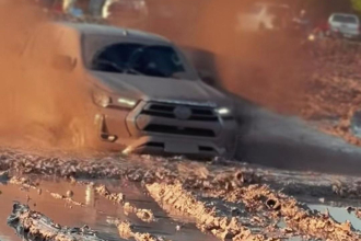 San Martín disfrutó su jornada de destreza con vehículos 4x4
