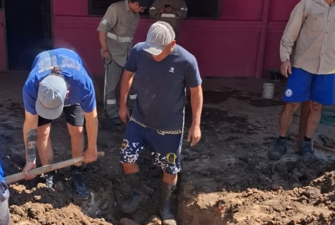 Sameep avanza con 130 nuevas conexiones cloacales