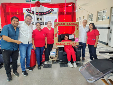 El Centro Provincial de Hemoterapia realizó una  jornada de donación voluntaria de sangre y plaquetas por aféresis en las instalaciones del Hospital Distrital _Eva Perón_ de Ingeniero Juárez