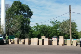 Decomisan mercadería de contrabando valuada en $28 millones, cuatro armas de fuego y más de 600 municiones
