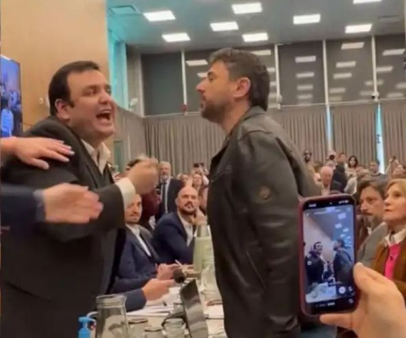 "Cagón, vendepatria", insultos y forcejeo entre diputados nacionales  Diario Norte