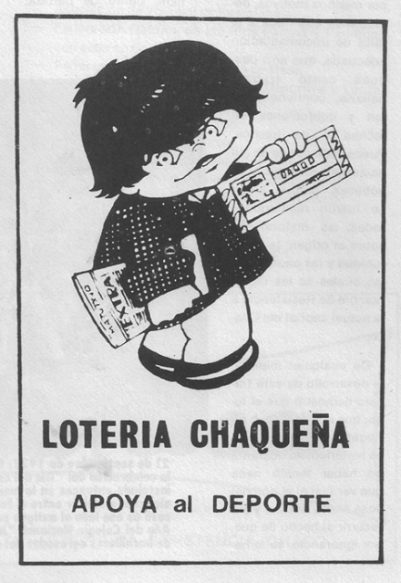 Loteria Chaqueña logo vintage