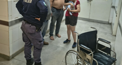 Un policía le salvó la vida a un bebé  de una semana en Fontana