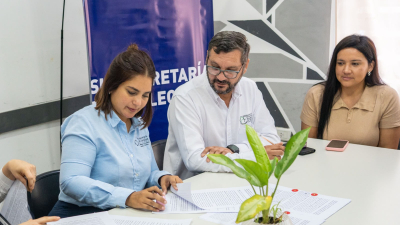 Fortalecen formación e inserción laboral mediante convenio de cooperación