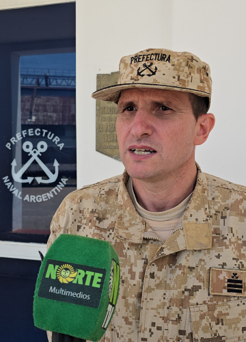 "Nunca vamos a bajar los brazos", aseguró el jefe de Prefectura