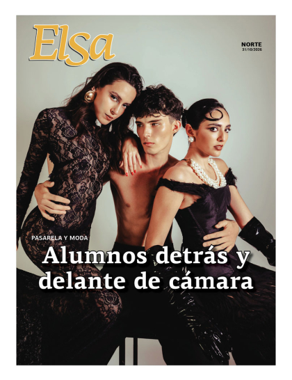 Alumnos detrás y delante de cámara