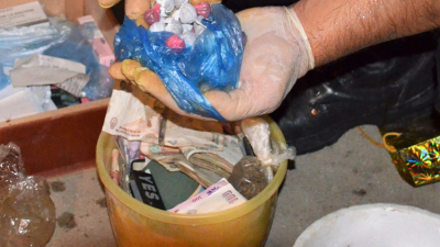 Cocaína, marihuana y más de 87 mil pesos dejaron allanamientos antinarcóticos