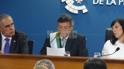 El gobernador ofreció una visión optimista basada en la obra pública y en preservar salarios sobre la inflación