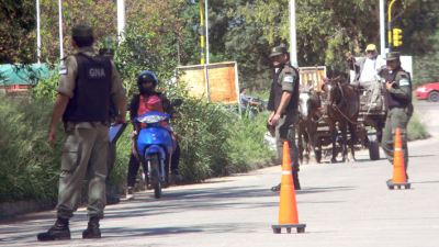 Sáenz Peña tiene todos sus accesos con retenes de fuerzas de seguridad