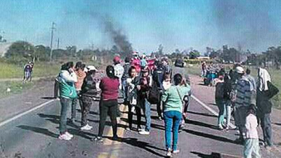 Cortaron la ruta 16 en reclamo de tierras