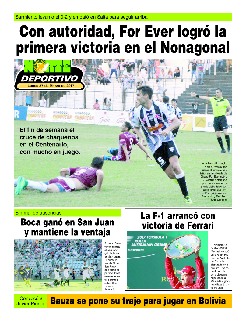 Con autoridad, For Ever logró la primera victoria en el Nonagonal