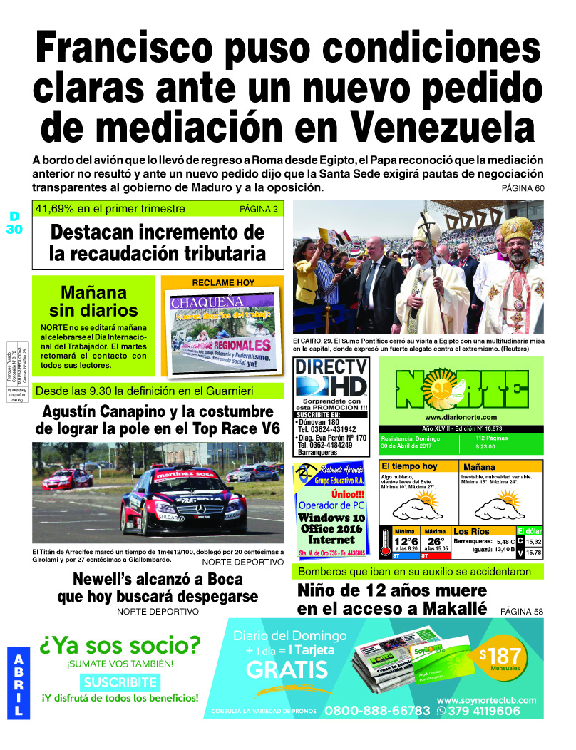 Edición del 30.04.17