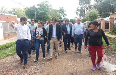 Compromiso nacional para las obras del barrio Cacique Pelayo