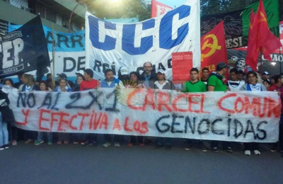 Contundente rechazo al 2 por 1 en Resistencia