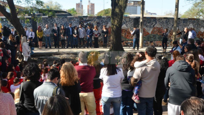 Inauguraron Mural por el Bicentenario del Cruce de los Andes