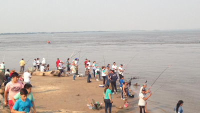 Más de 200 pescadores participaron en el torneo de pesca de costa en la Isla del Cerrito