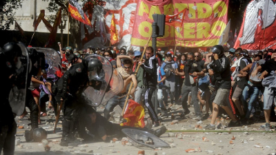 Otra jornada de máxima tensión en la Ciudad de Buenos Aires por el rechazo a la reforma previsional