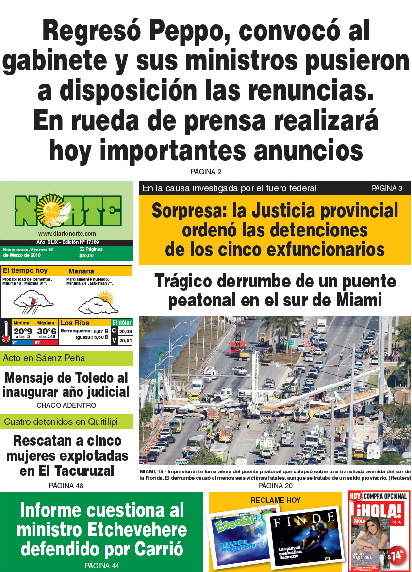 Edición del 16.03.18