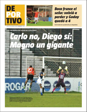 Carlo no; Diego sí: Magno un gigante