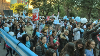 Resistencia se sumó a la marcha nacional contra la despenalización del aborto
