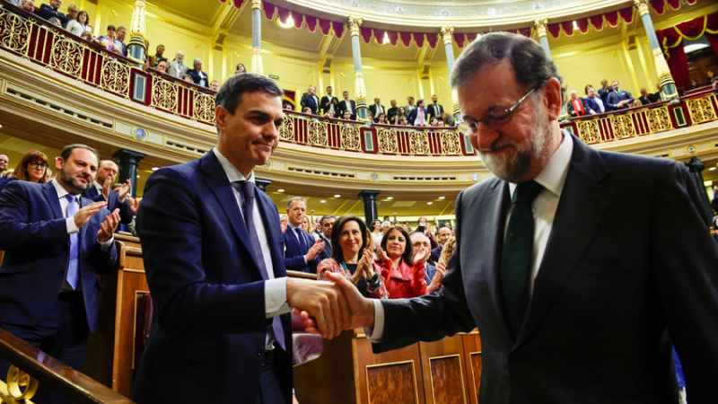 Mariano Rajoy fue destituido como presidente de España