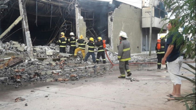 Los Bomberos Voluntarios de Charata continúan con la obra de la sede propia