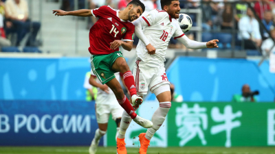 Marruecos e Irán arrancan el segundo tiempo