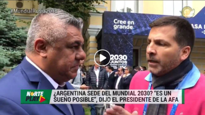 "Chiqui" Tapia confía en que Argentina pueda ser sede del Mundial 2.030