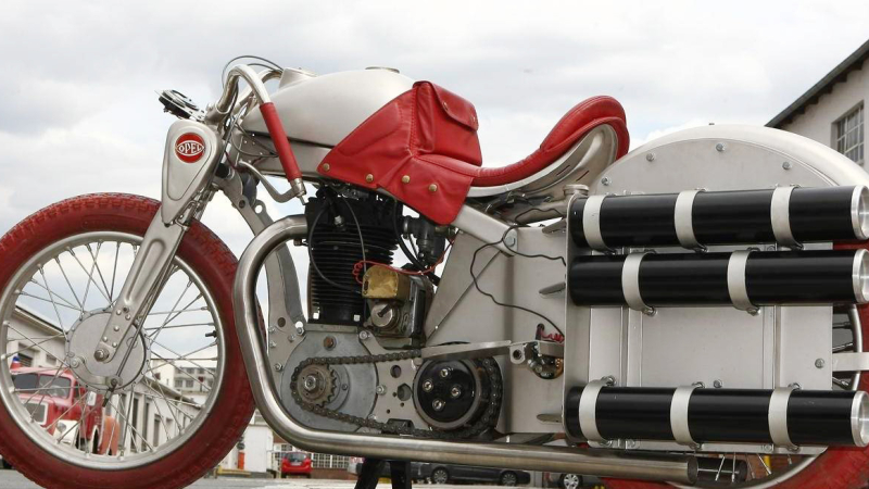 La moto cohete de Opel
