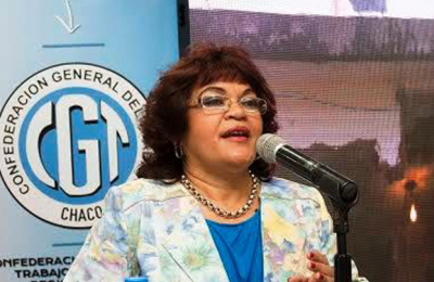 Crece la decisión de acatar el paro, afirma delegada de la CGT chaqueña