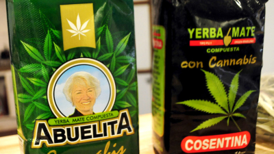 Lanzan en Uruguay yerba mate con cannabis