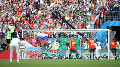 España y Rusia empatan 1 a 1 en el estadio Luzhniki