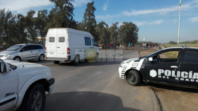 En este momento: Corte total de ruta en acceso a Castelli