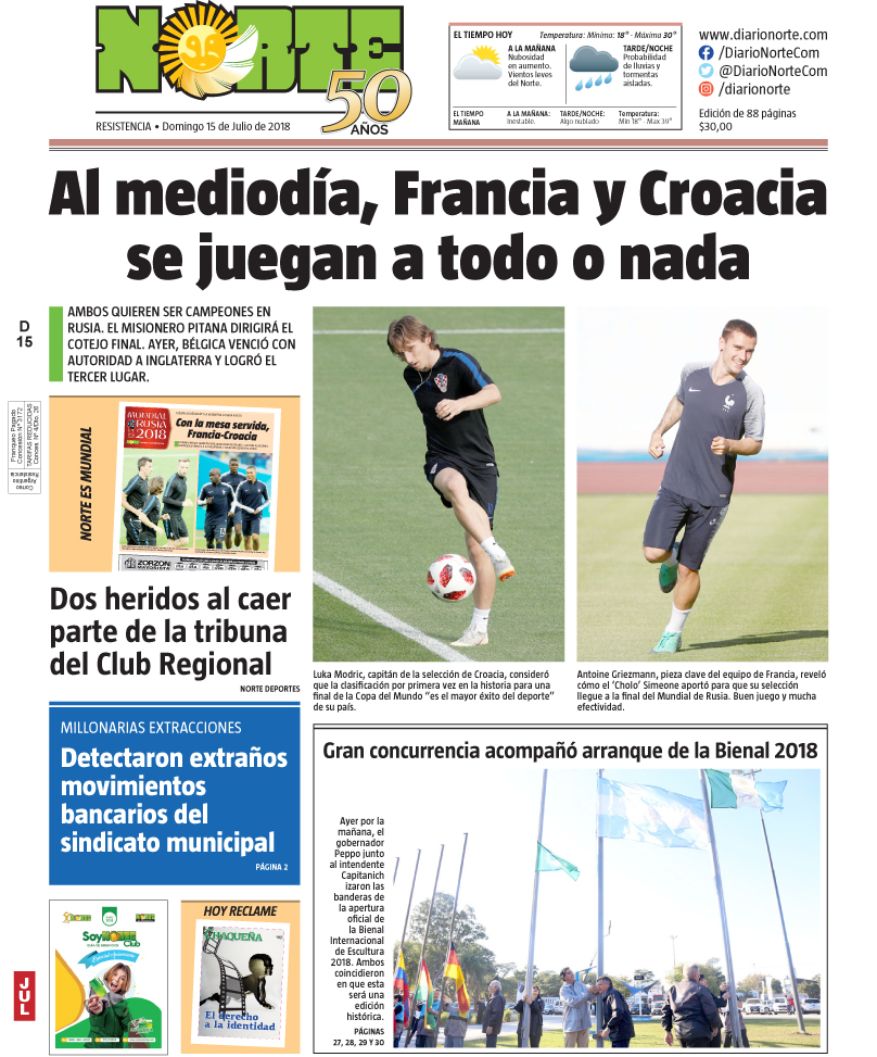 Edición del 15.07.2018