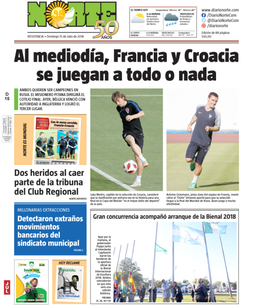Edición del 15.07.2018