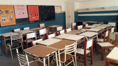 Con relativo impacto del paro, los chicos volvieron a clases