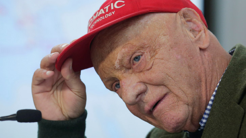 Niki Lauda fue sometido a un trasplante de pulmón