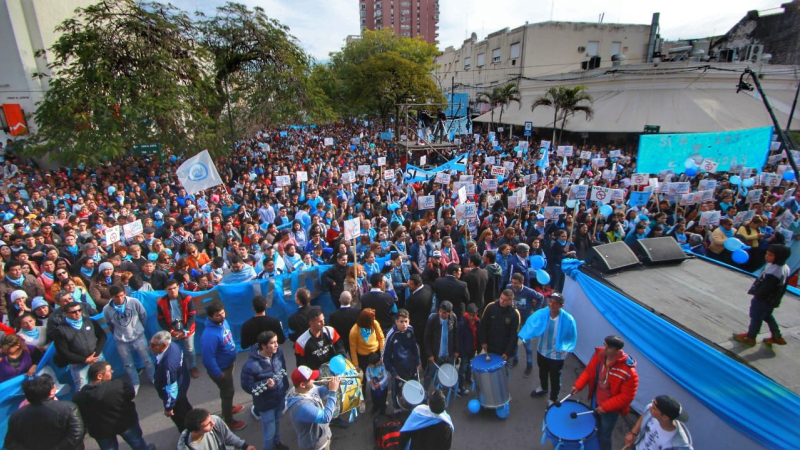 Se realizó multitudinaria convocatoria en contra del aborto en Chaco