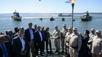 Chaco estuvo presente en el lanzamiento del plan nacional de seguridad en hidrovías y vigilancia de la frontera fluvial