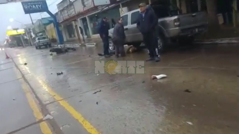 Vecinos del motociclista muerto en Sáenz Peña piden justicia
