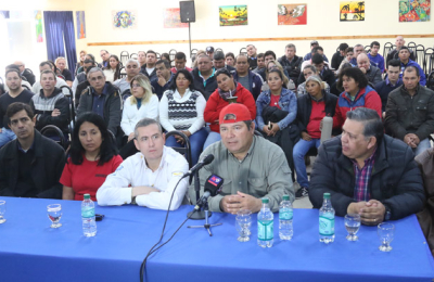 Sindicatos y organizaciones sociales marchan por la libertad de Sampayo
