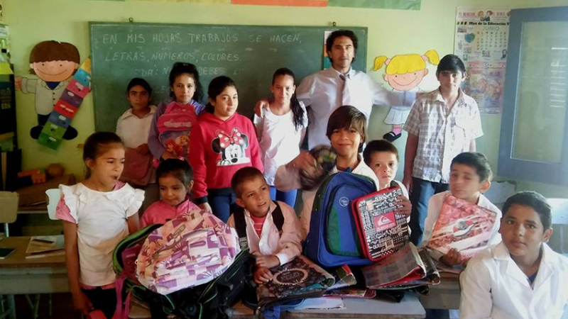 Carlos Fedorchuk docente rural reconocido por su tarea en Gancedo