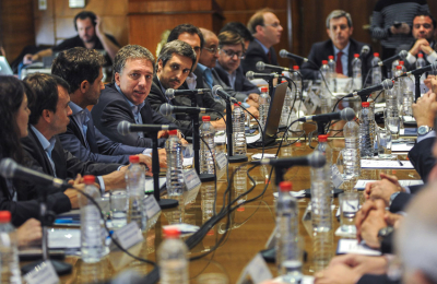 El equipo económico con los detalles finales del presupuesto provincial
